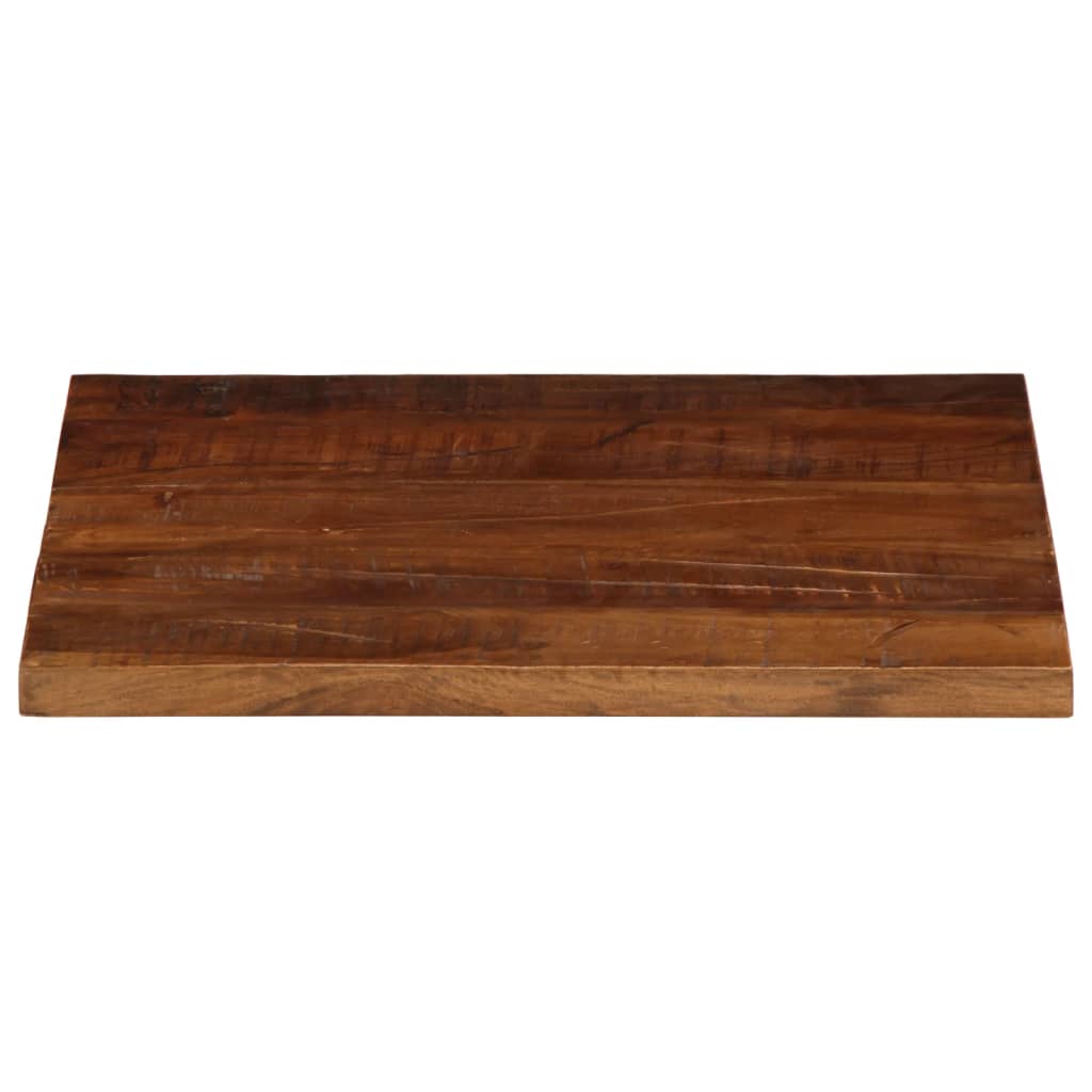Bordplate 60x50x2,5 cm rektangulær gjenvunnet heltre