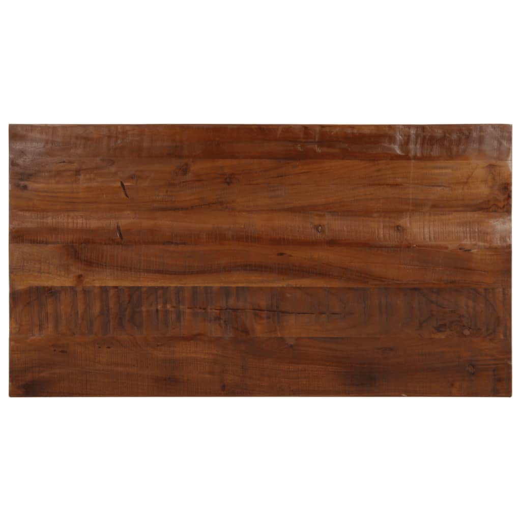 Bordplate 110x50x2,5 cm rektangulær gjenvunnet heltre