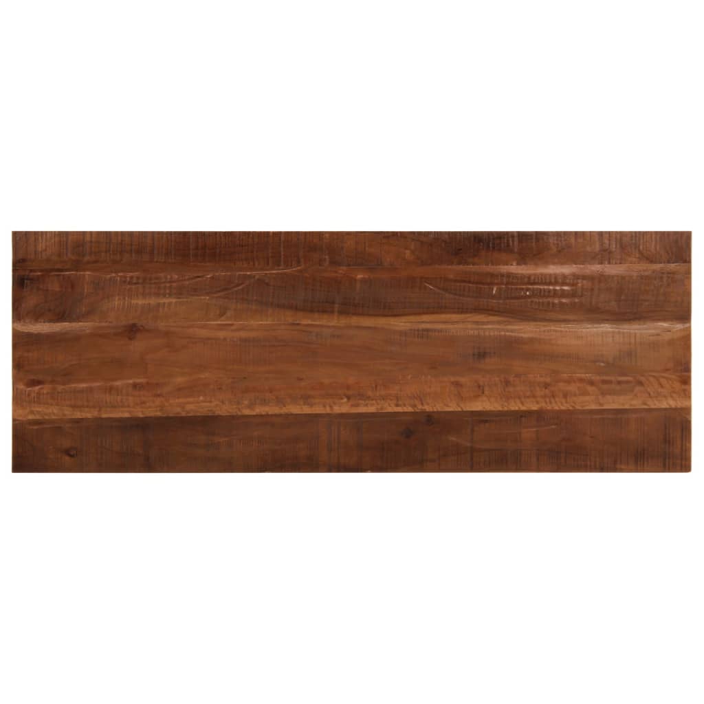 Bordplate 140x50x2,5 cm rektangulær gjenvunnet heltre