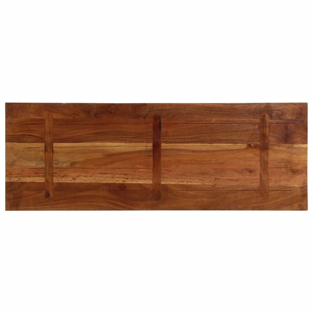 Bordplate 140x50x2,5 cm rektangulær gjenvunnet heltre