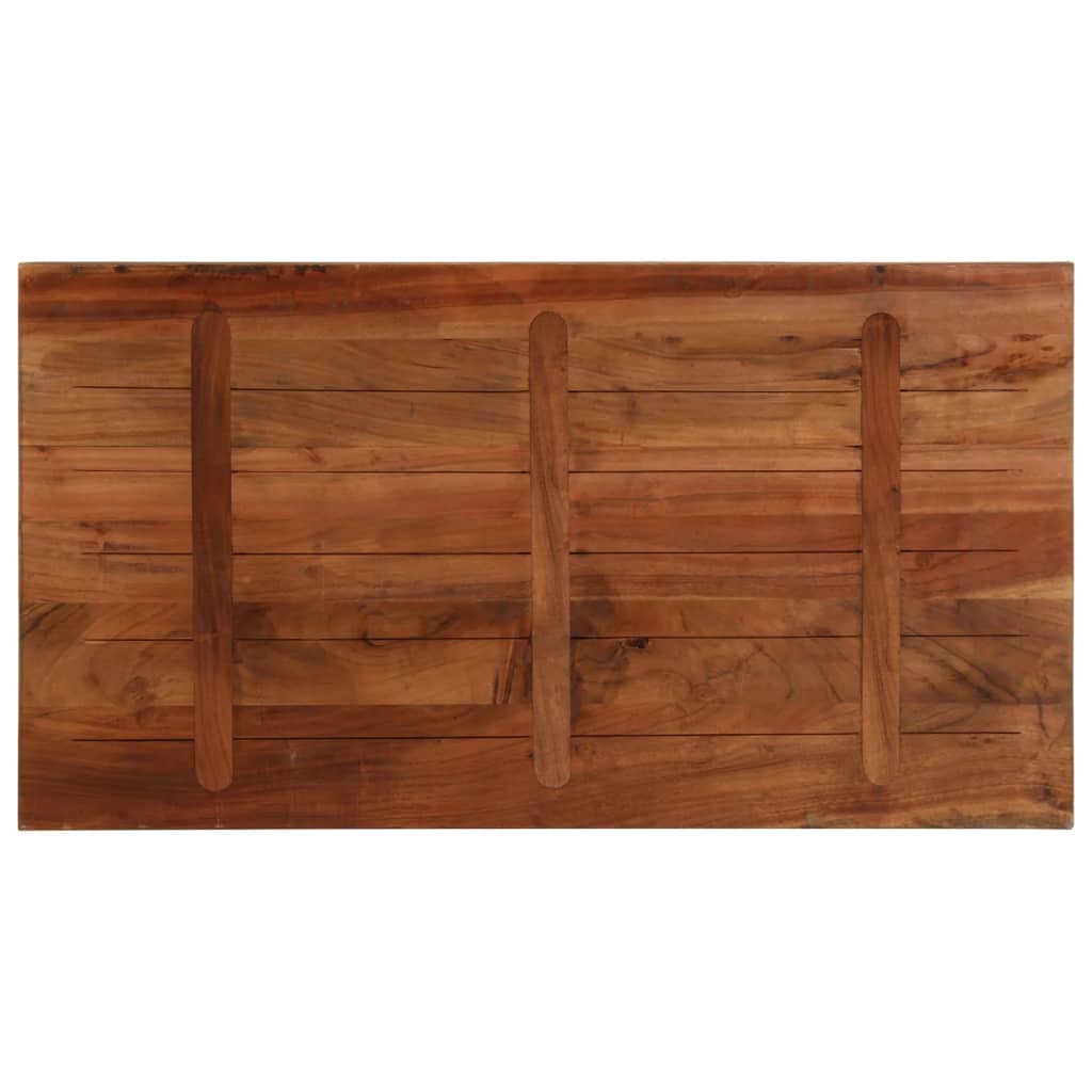 Bordplate 110x60x2,5 cm rektangulær gjenvunnet heltre