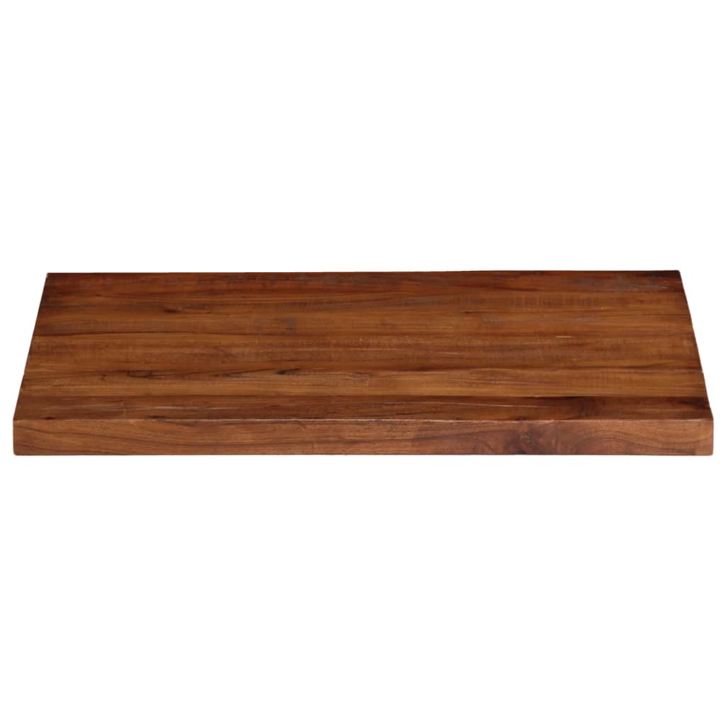 Bordplate 80x70x2,5 cm rektangulær gjenvunnet heltre