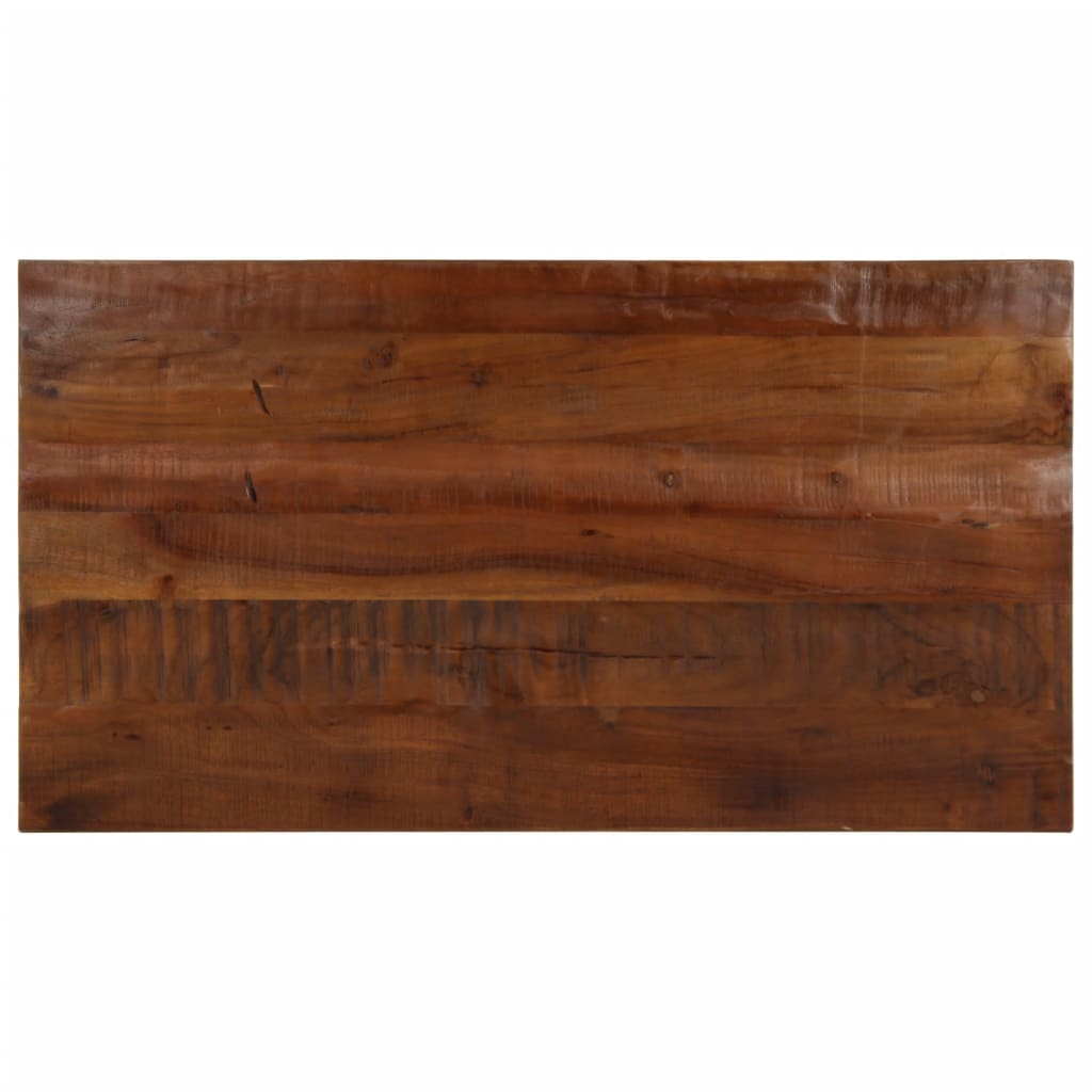 Bordplate 120x70x2,5 cm rektangulær gjenvunnet heltre