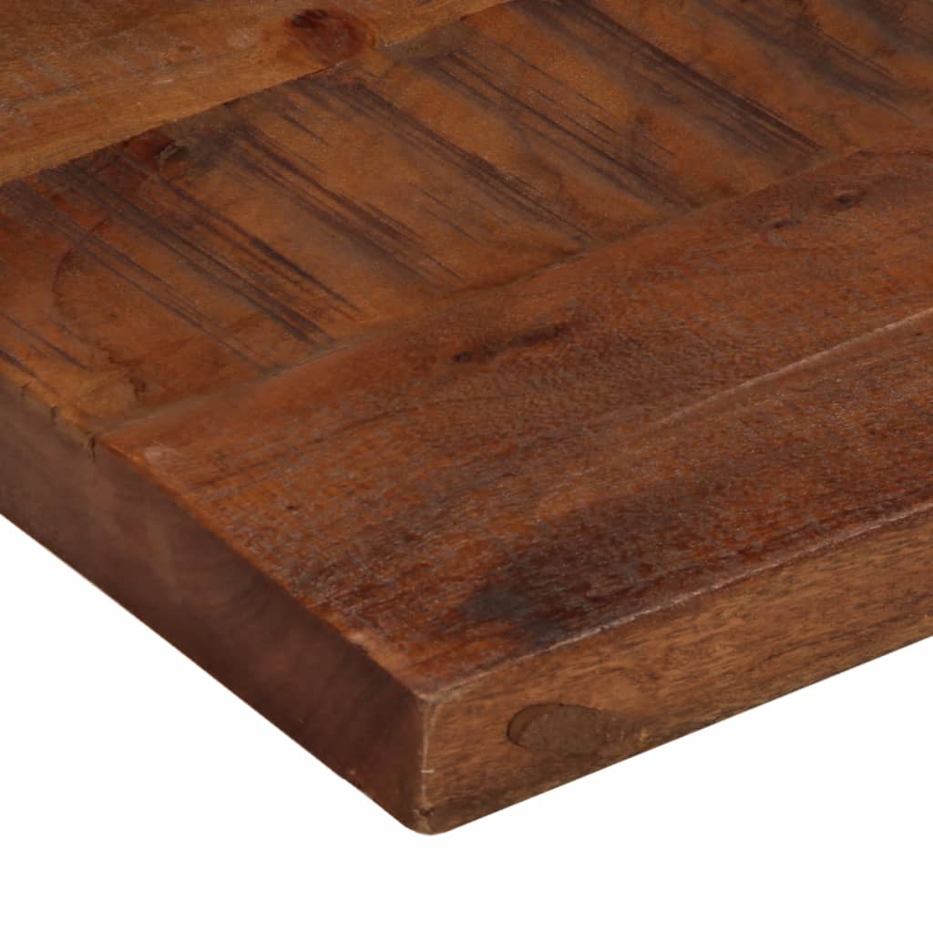 Bordplate 120x70x2,5 cm rektangulær gjenvunnet heltre