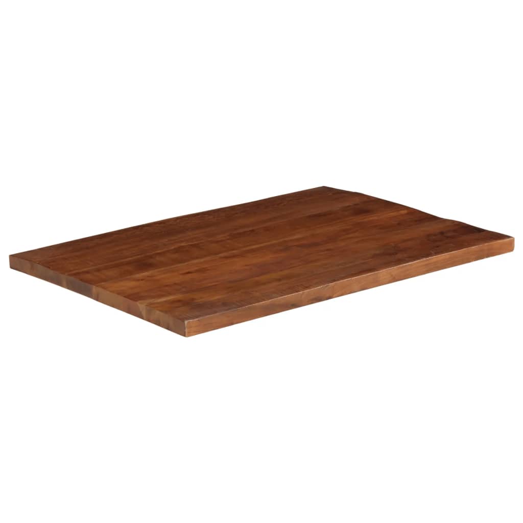 Bordplate 90x80x2,5 cm rektangulær gjenvunnet heltre