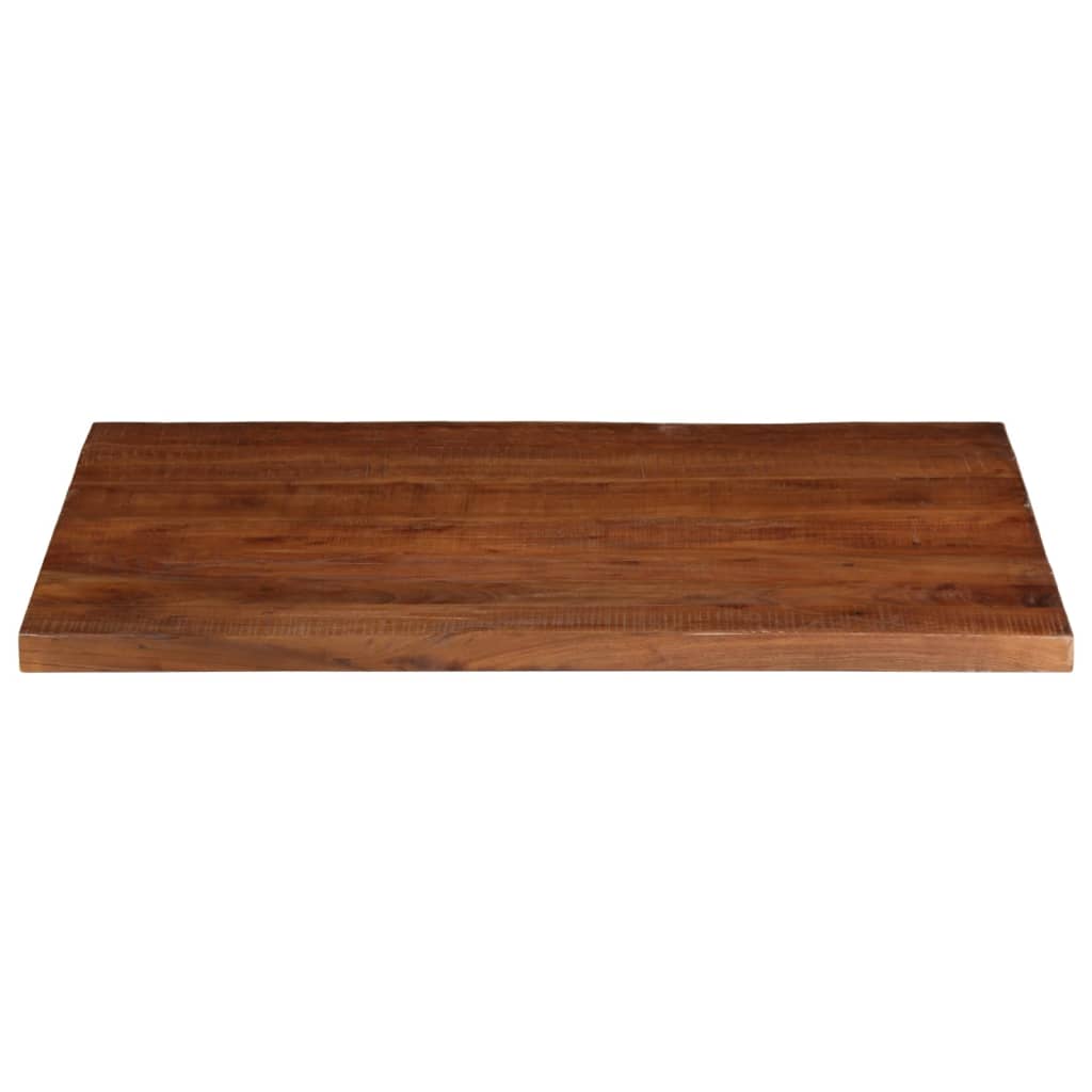 Bordplate 90x80x2,5 cm rektangulær gjenvunnet heltre