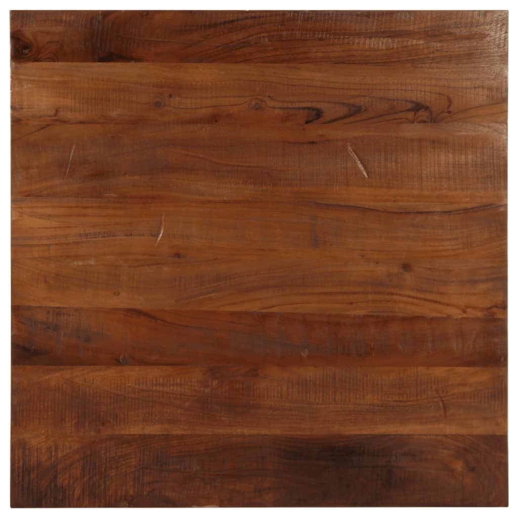 Bordplate 90x90x2,5 cm firkantet gjenvunnet heltre