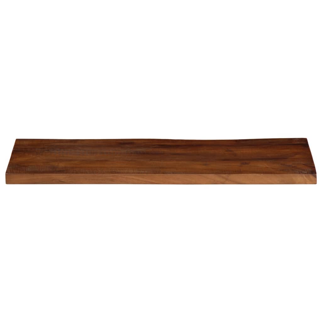 Bordplate 80x20x3,8 cm rektangulær gjenvunnet heltre