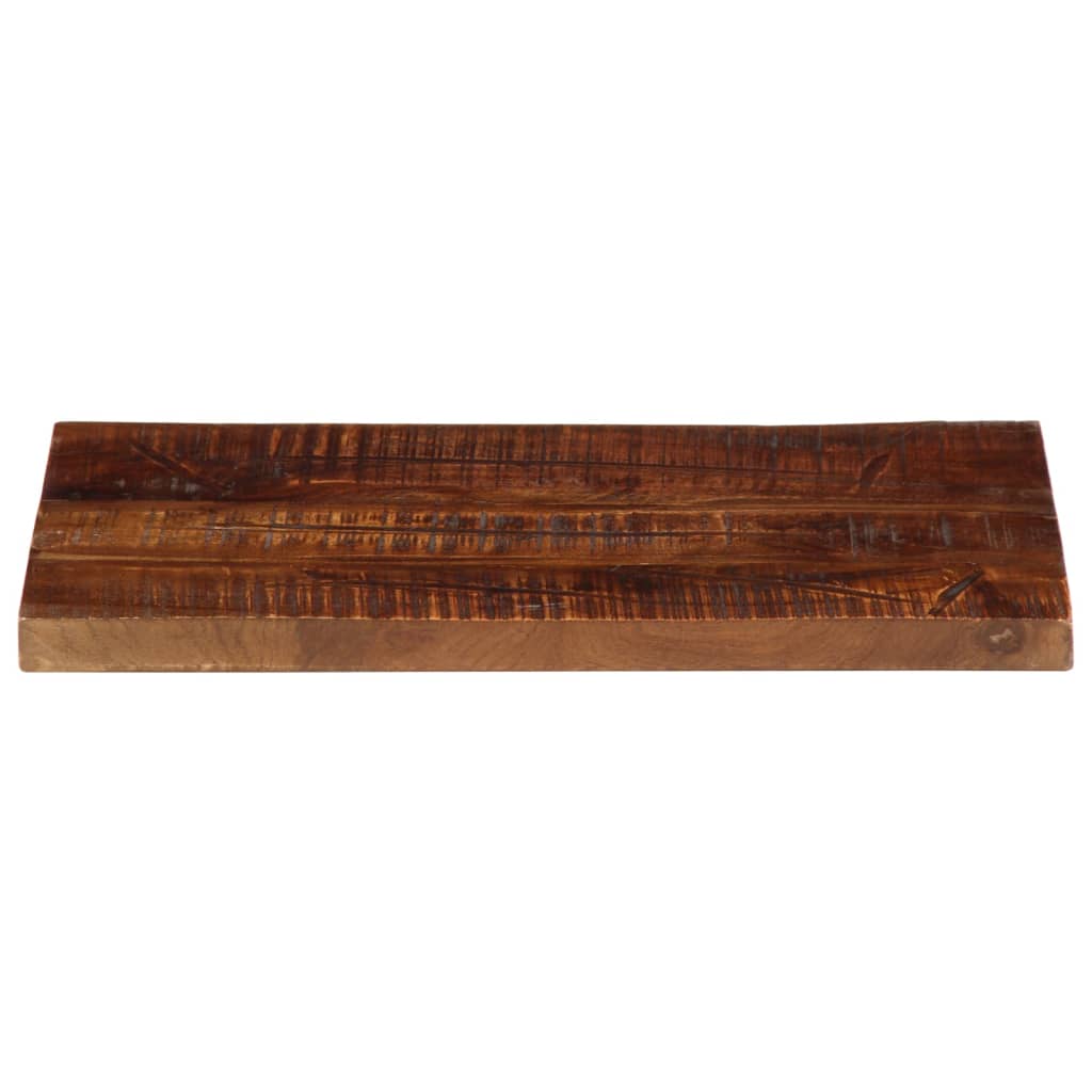 Bordplate 60x30x3,8 cm rektangulær gjenvunnet heltre