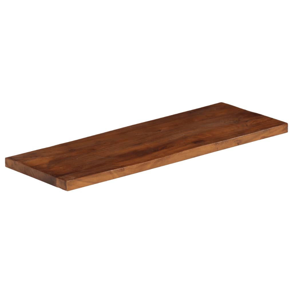 Bordplate 90x30x3,8 cm rektangulær gjenvunnet heltre
