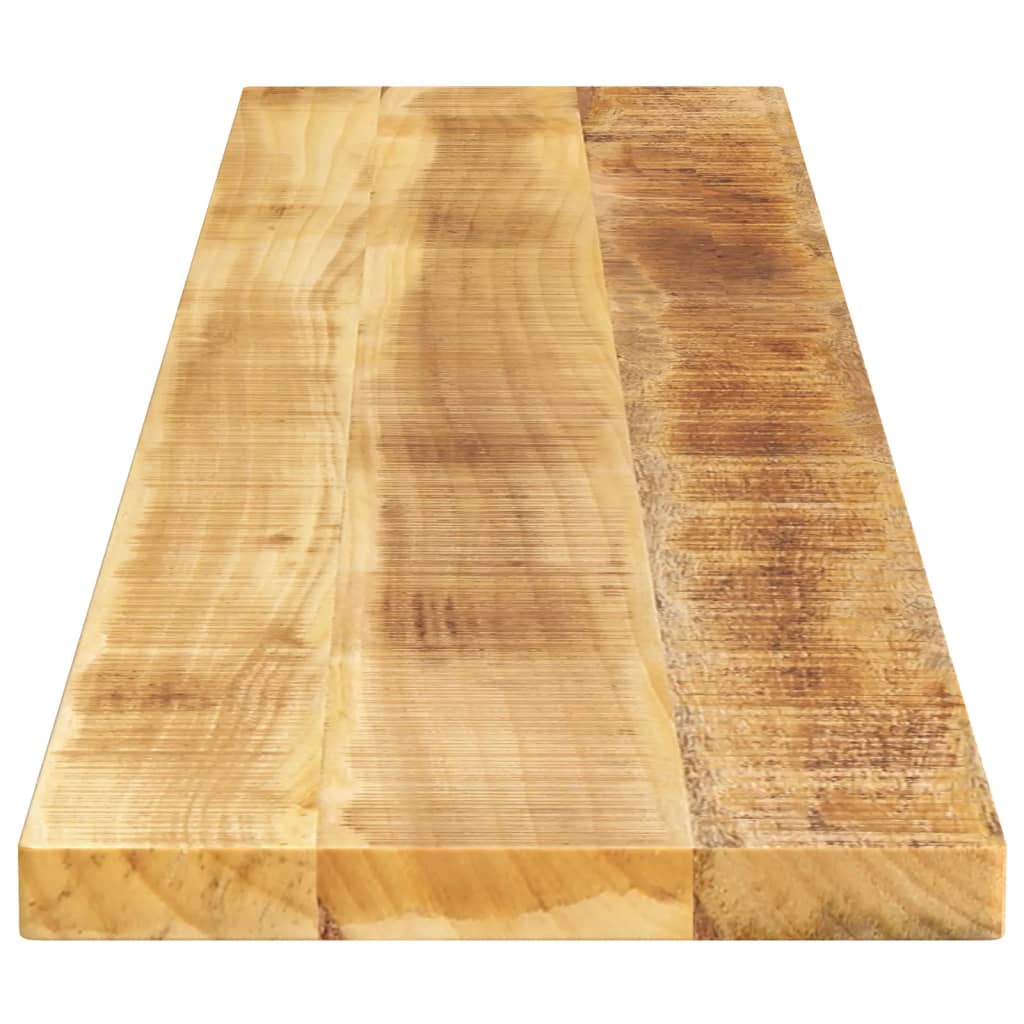Bordplate 180x30x2,5 cm rektangulær grovt heltre mango
