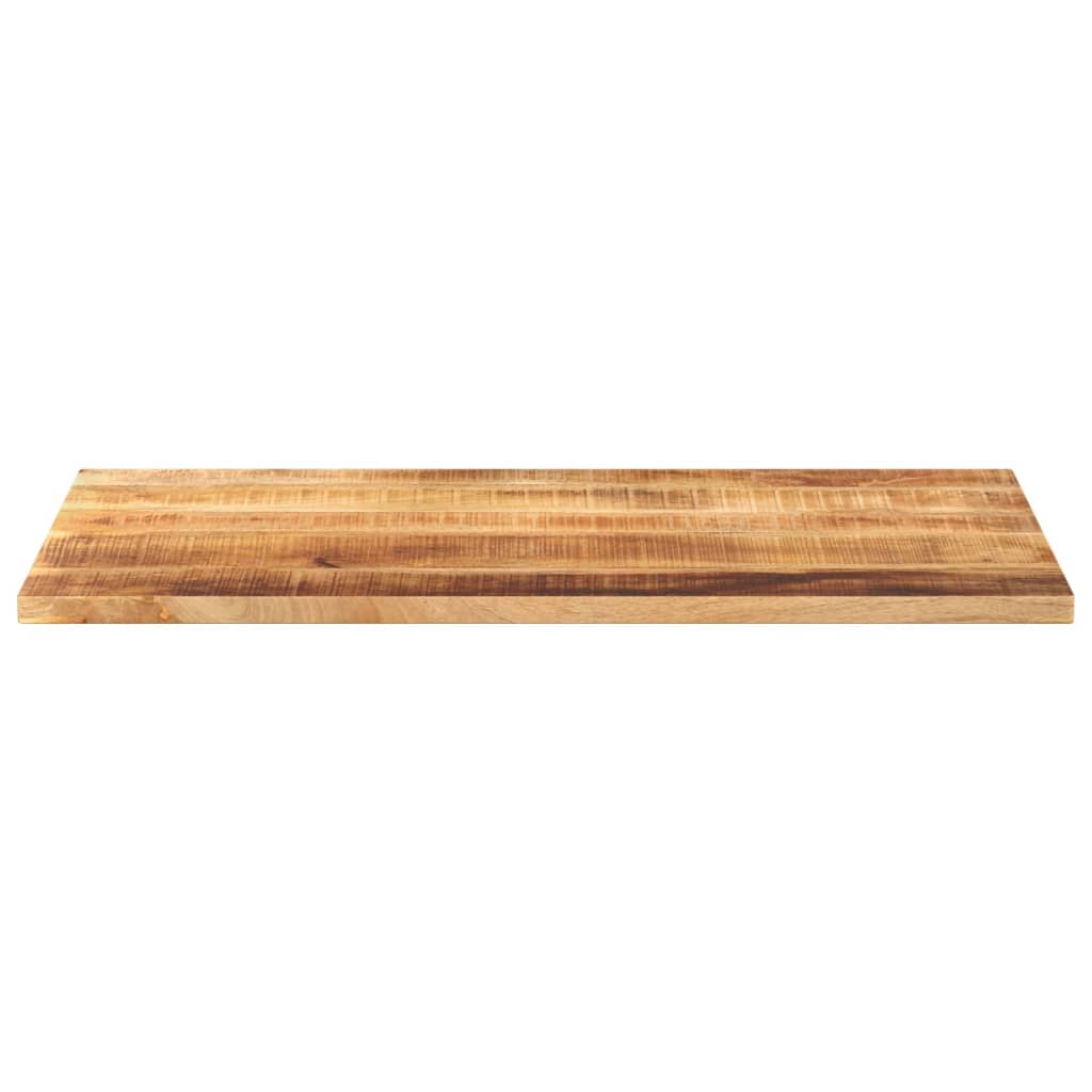 Bordplate 120x50x2,5 cm rektangulær grovt heltre mango vidaXL