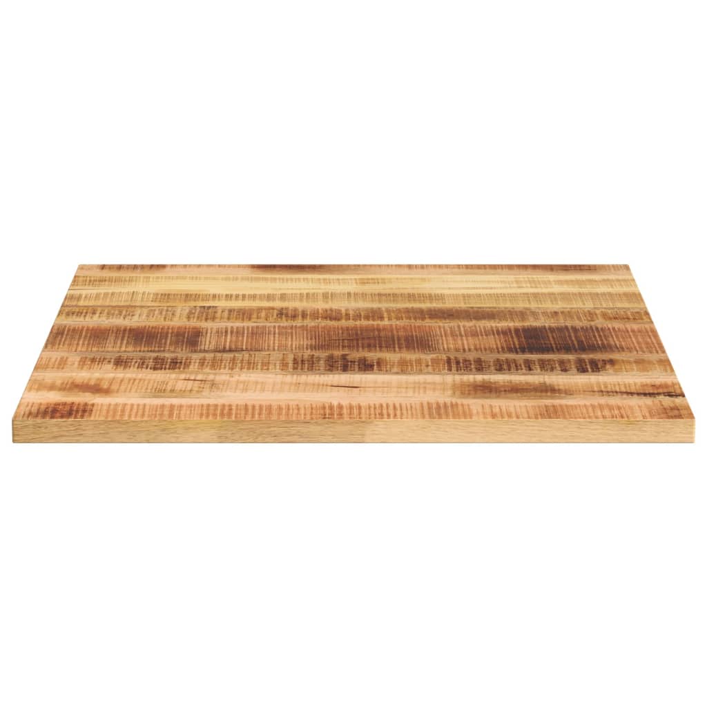 Bordplate 80x80x2,5 cm firkantet grovt heltre mango vidaXL