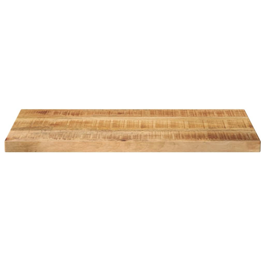 Bordplate 50x40x3,8 cm rektangulær grovt heltre mango