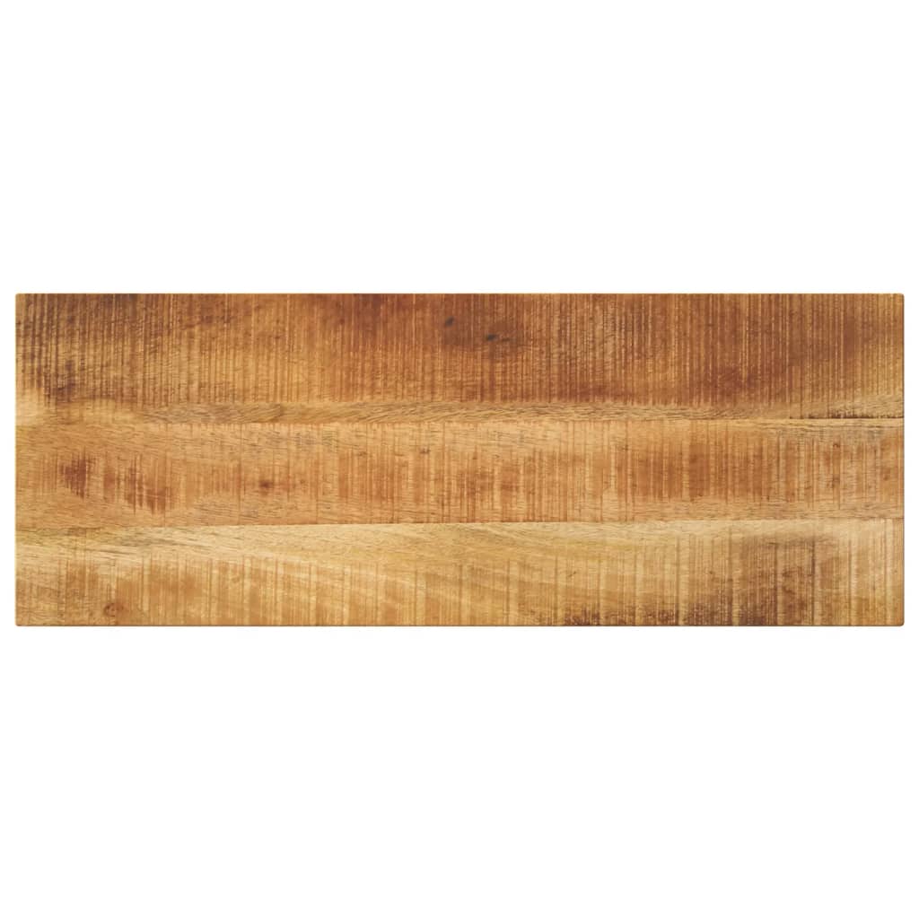 Bordplate 70x40x3,8 cm rektangulær grovt heltre mango