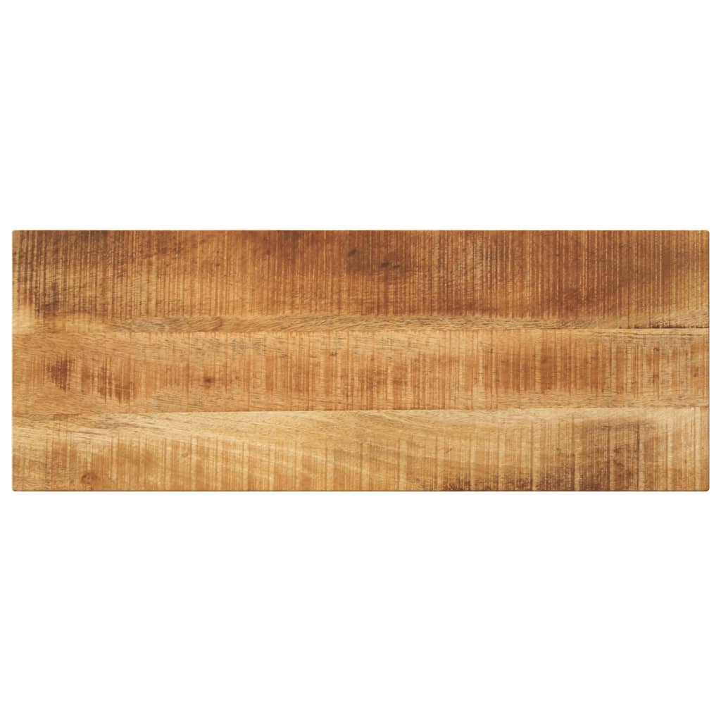 Bordplate 80x40x3,8 cm rektangulær grovt heltre mango