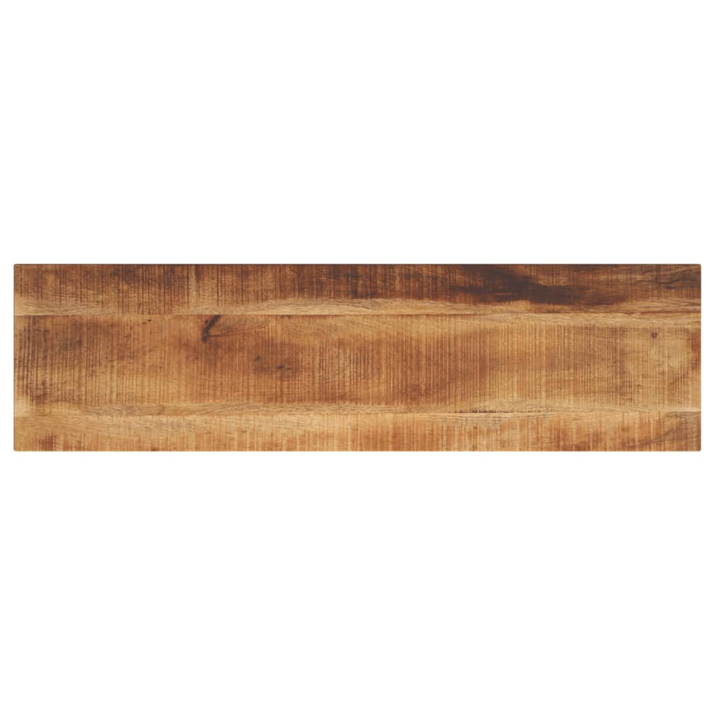 Bordplate 110x40x3,8 cm rektangulær grovt heltre mango vidaXL
