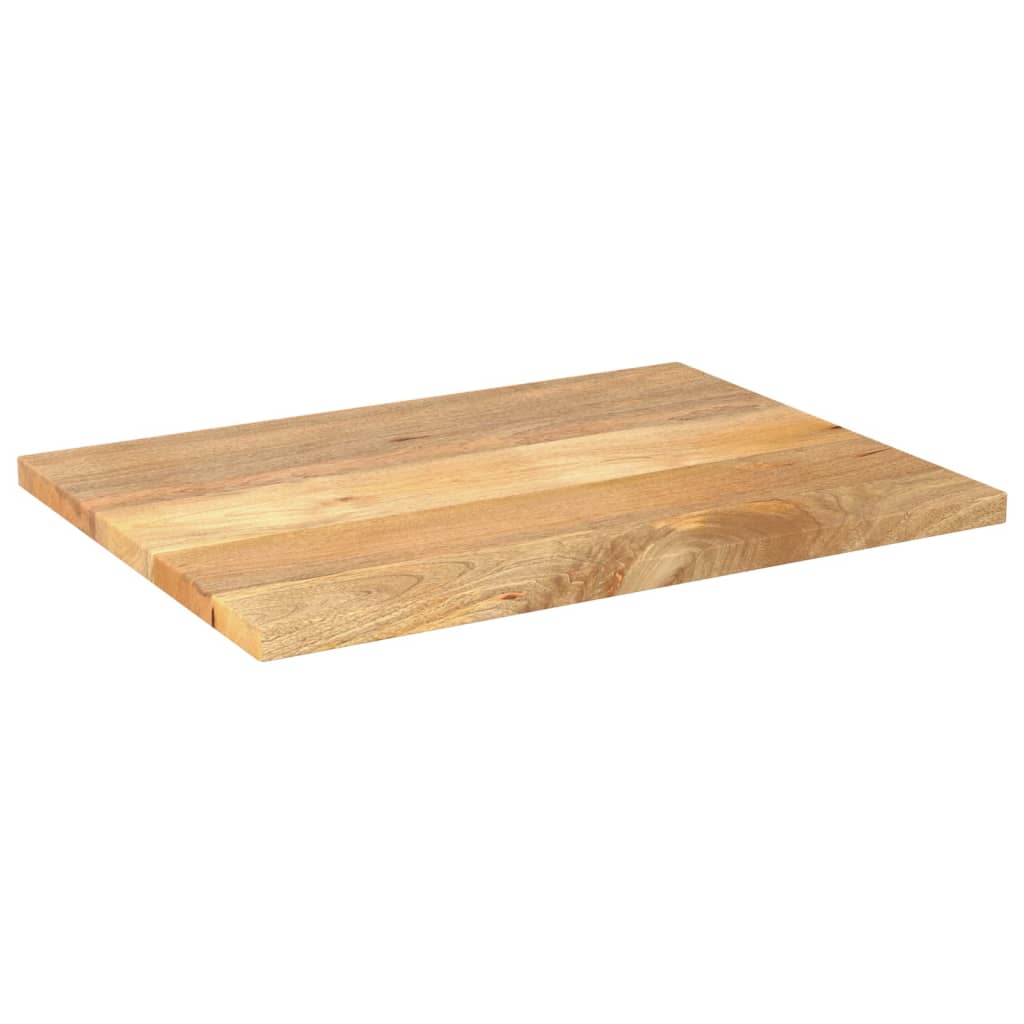 Bordplate 90x60x2,5 cm rektangulær heltre mango