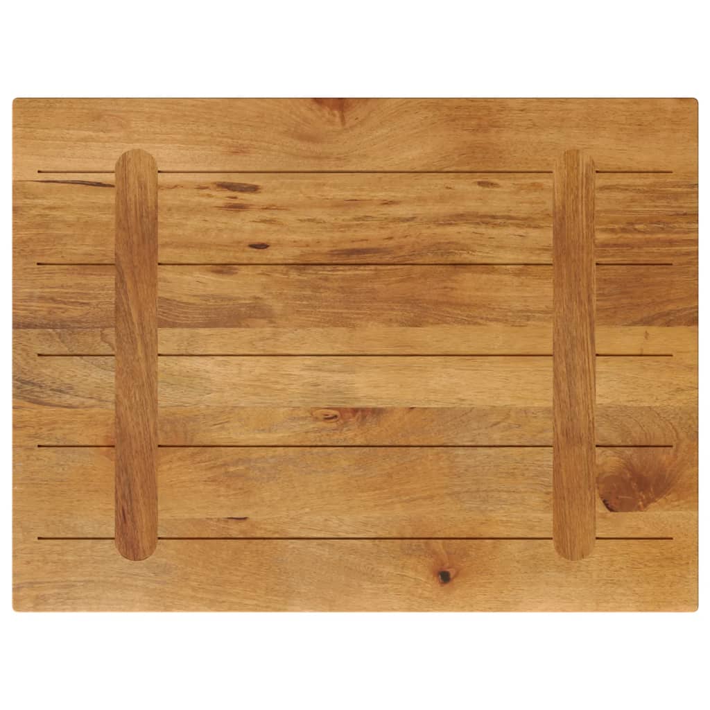 Bordplate 90x60x2,5 cm rektangulær heltre mango