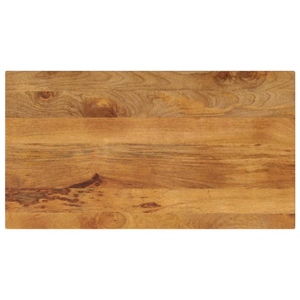 Bordplate 110x60x2,5 cm rektangulær heltre mango