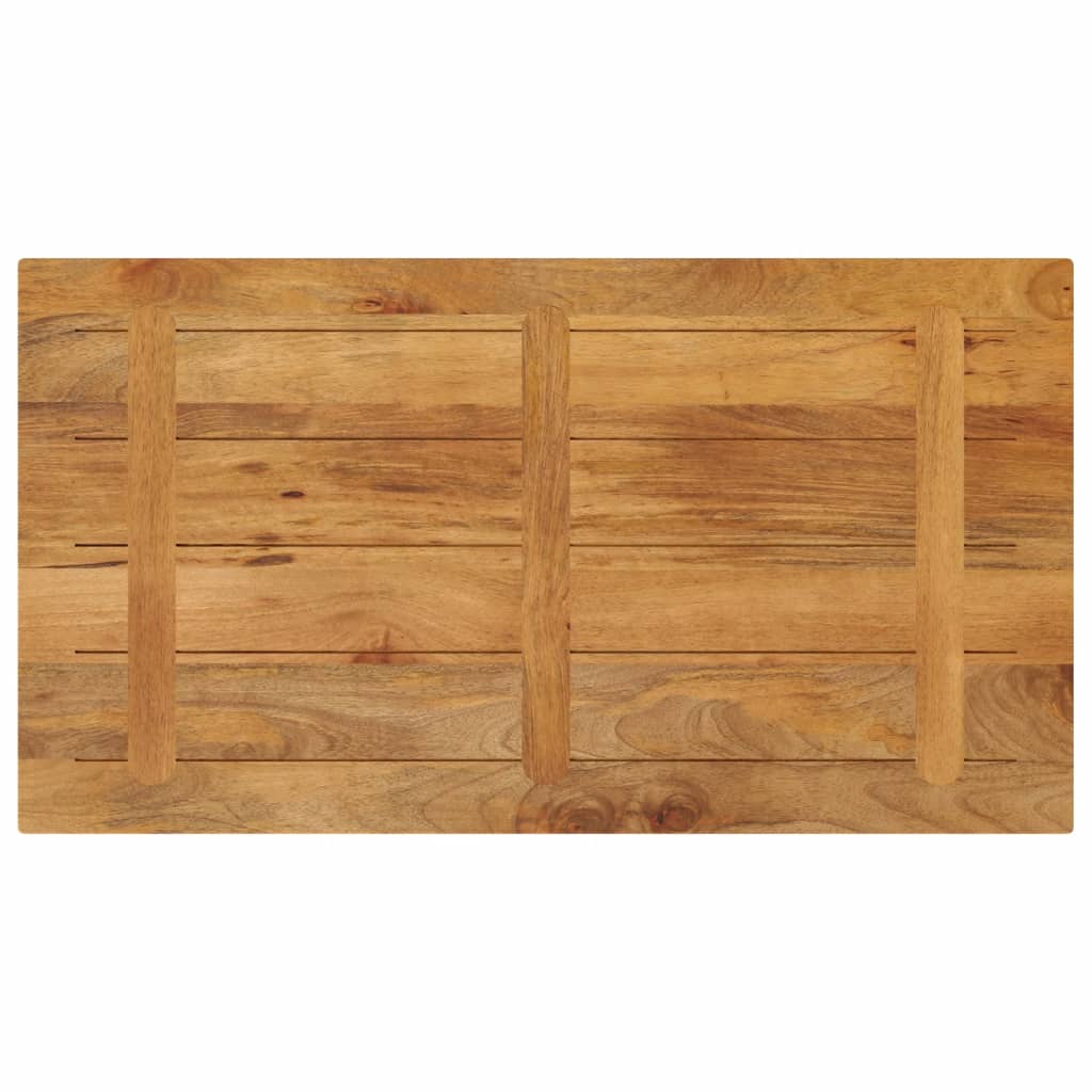 Bordplate 110x60x2,5 cm rektangulær heltre mango