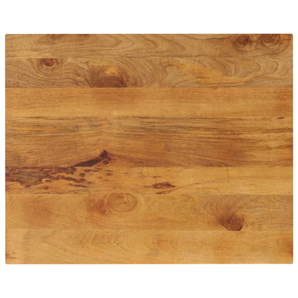 Bordplate 100x80x2,5 cm rektangulær heltre mango