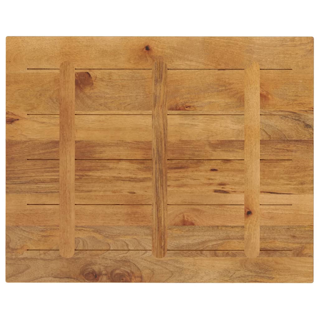 Bordplate 100x80x2,5 cm rektangulær heltre mango