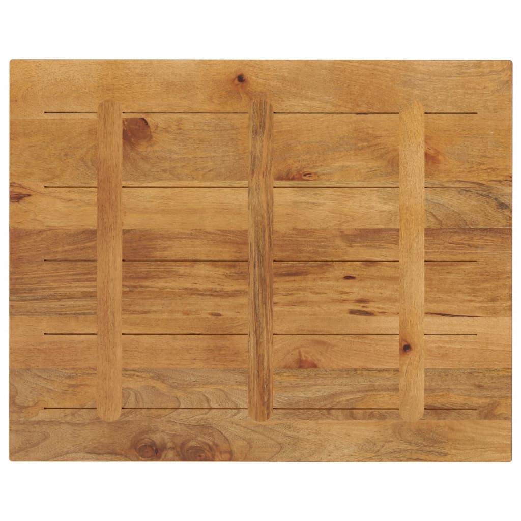 Bordplate 110x80x2,5 cm rektangulær heltre mango