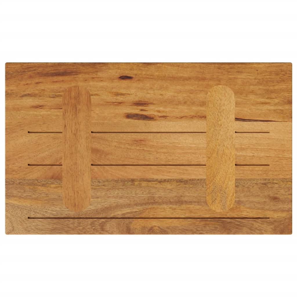 Bordplate 60x20x3,8 cm rektangulær heltre mango