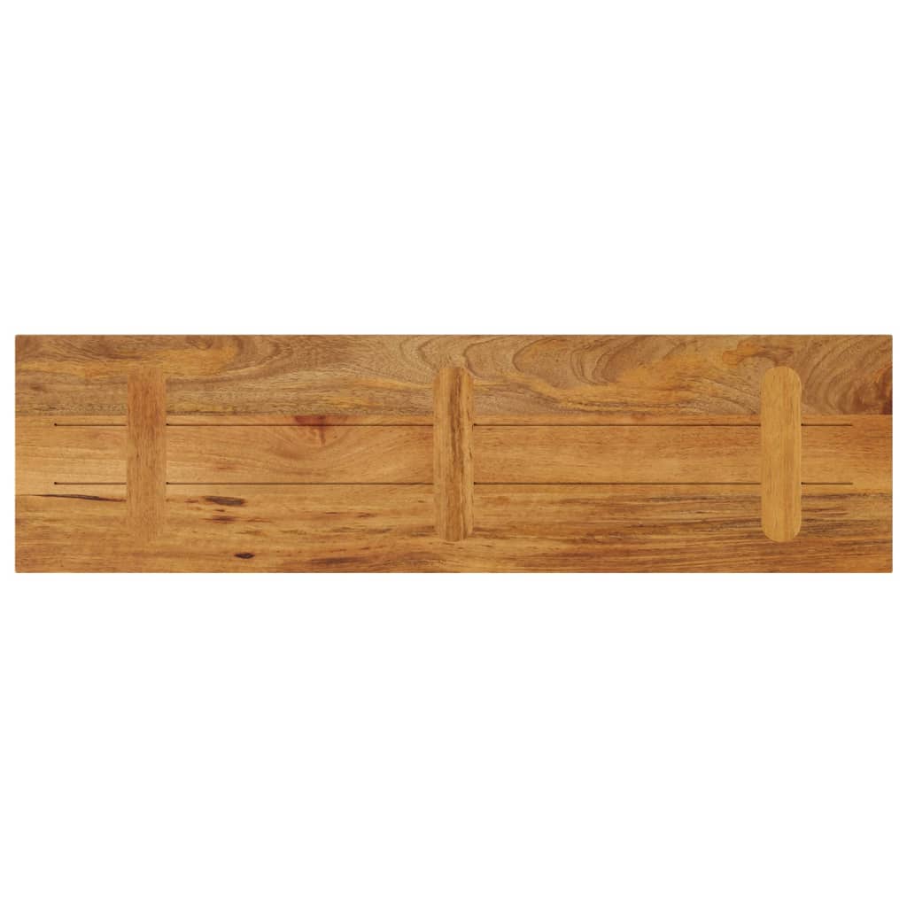Bordplate 120x20x3,8 cm rektangulær heltre mango