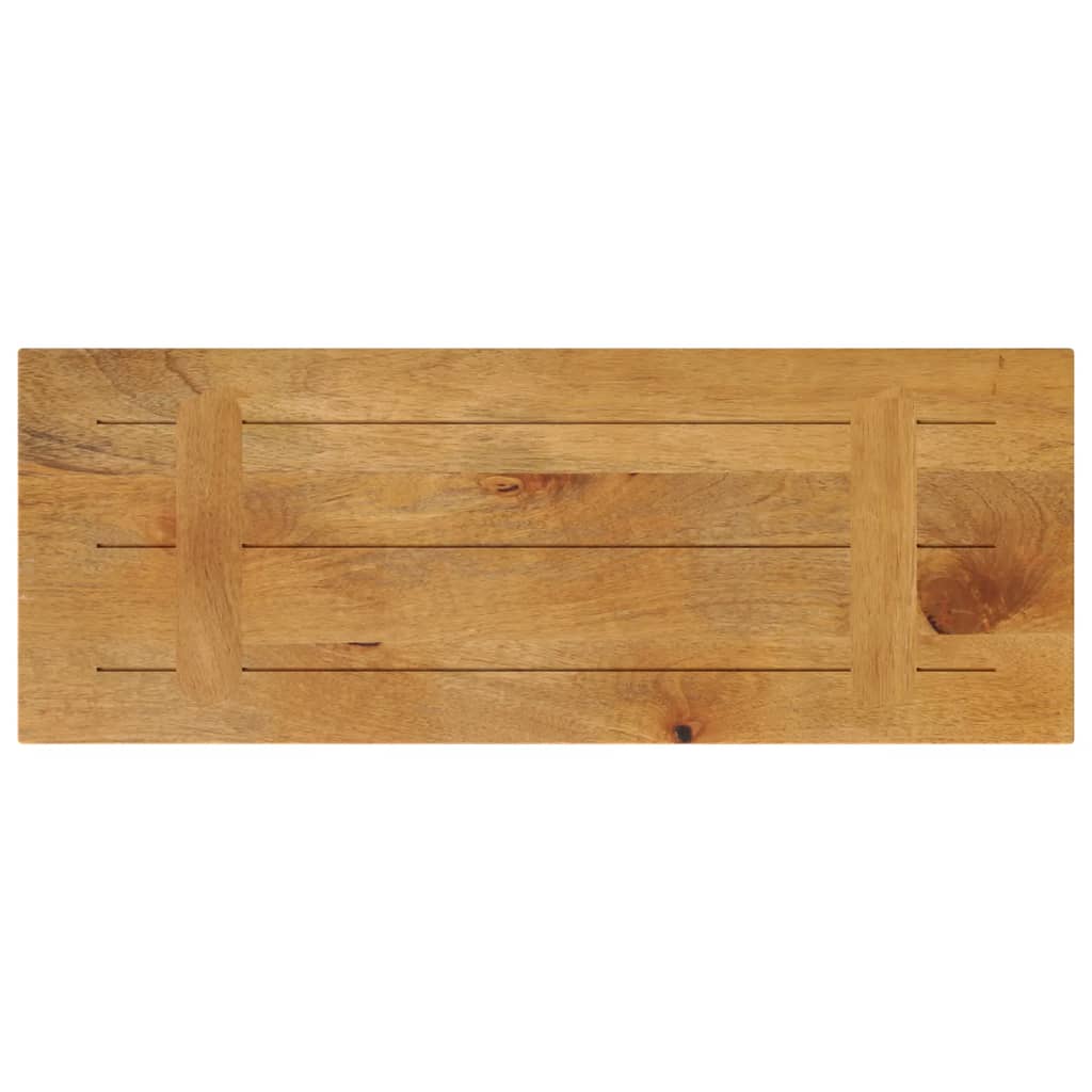 Bordplate 70x30x3,8 cm rektangulær heltre mango