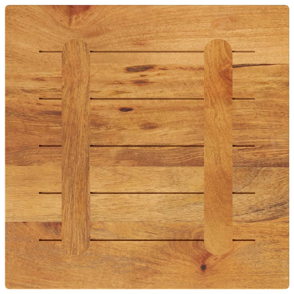 Bordplate 40x40x3,8 cm firkantet heltre mango