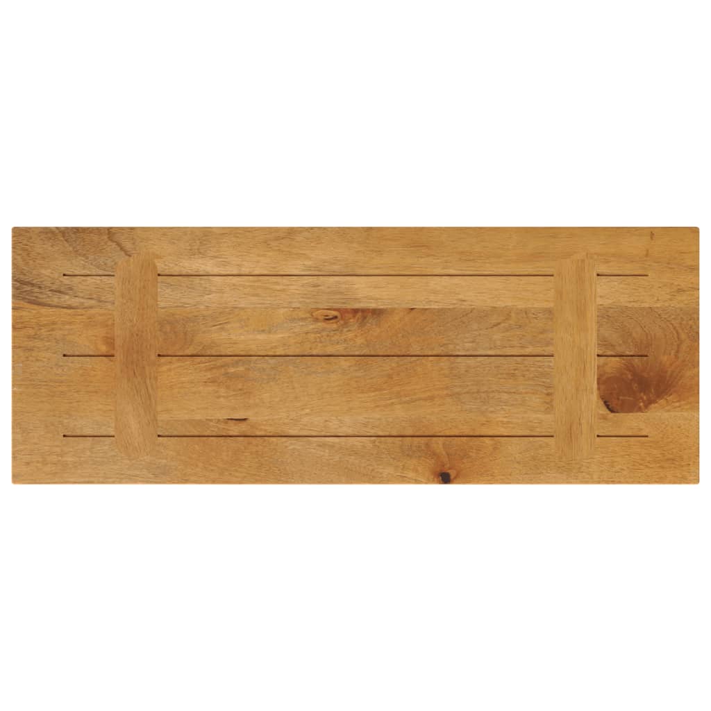 Bordplate 80x40x3,8 cm rektangulær heltre mango