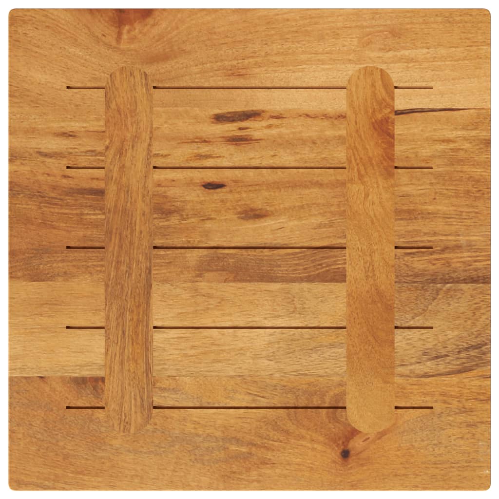 Bordplate 60x60x3,8 cm firkantet heltre mango