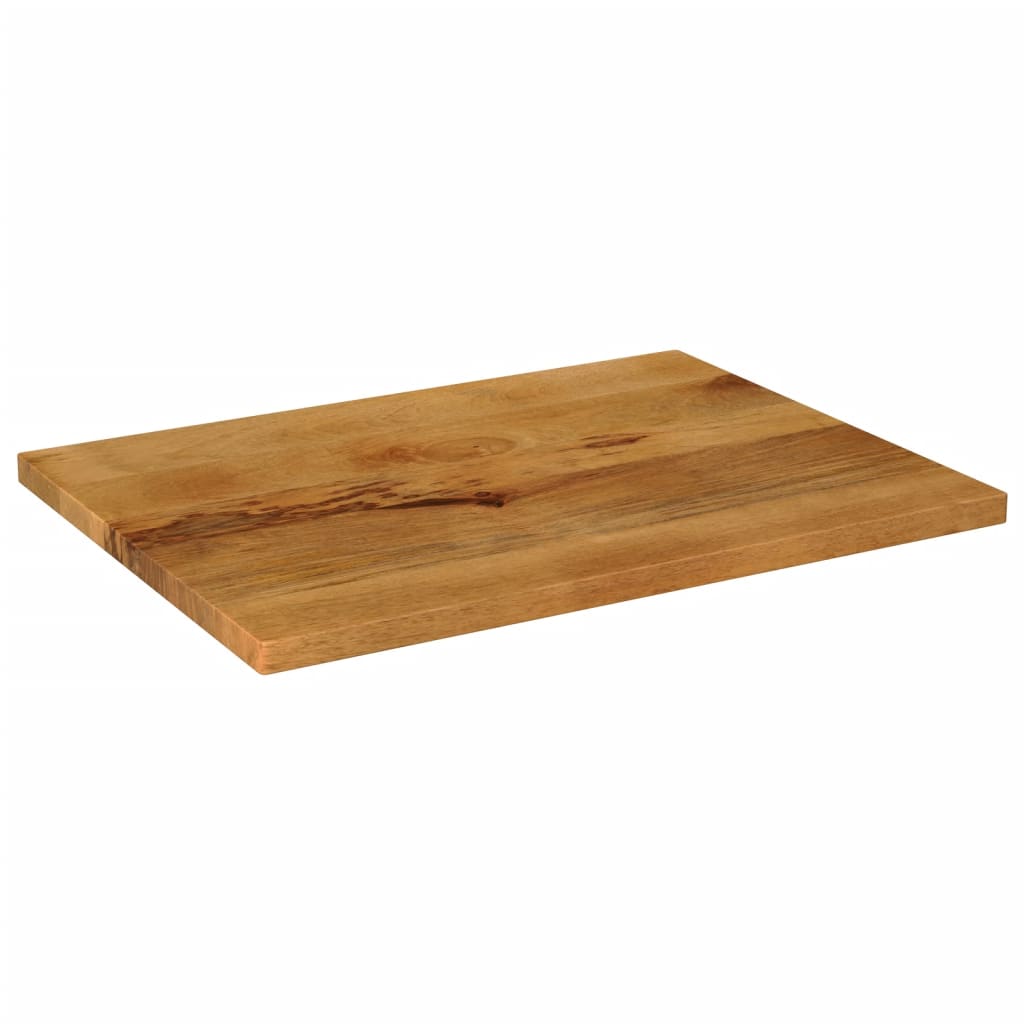 Bordplate 80x70x3,8 cm rektangulær heltre mango vidaXL
