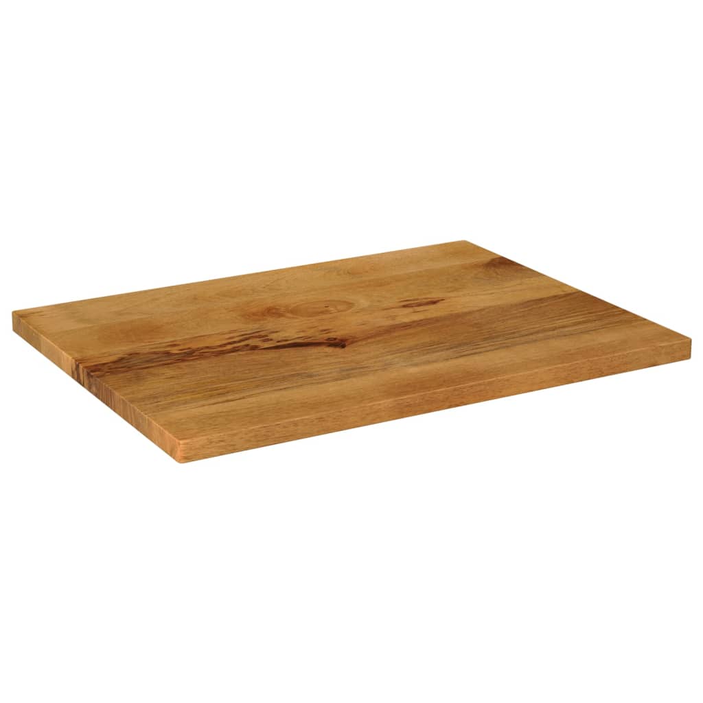 Bordplate 90x70x3,8 cm rektangulær heltre mango vidaXL