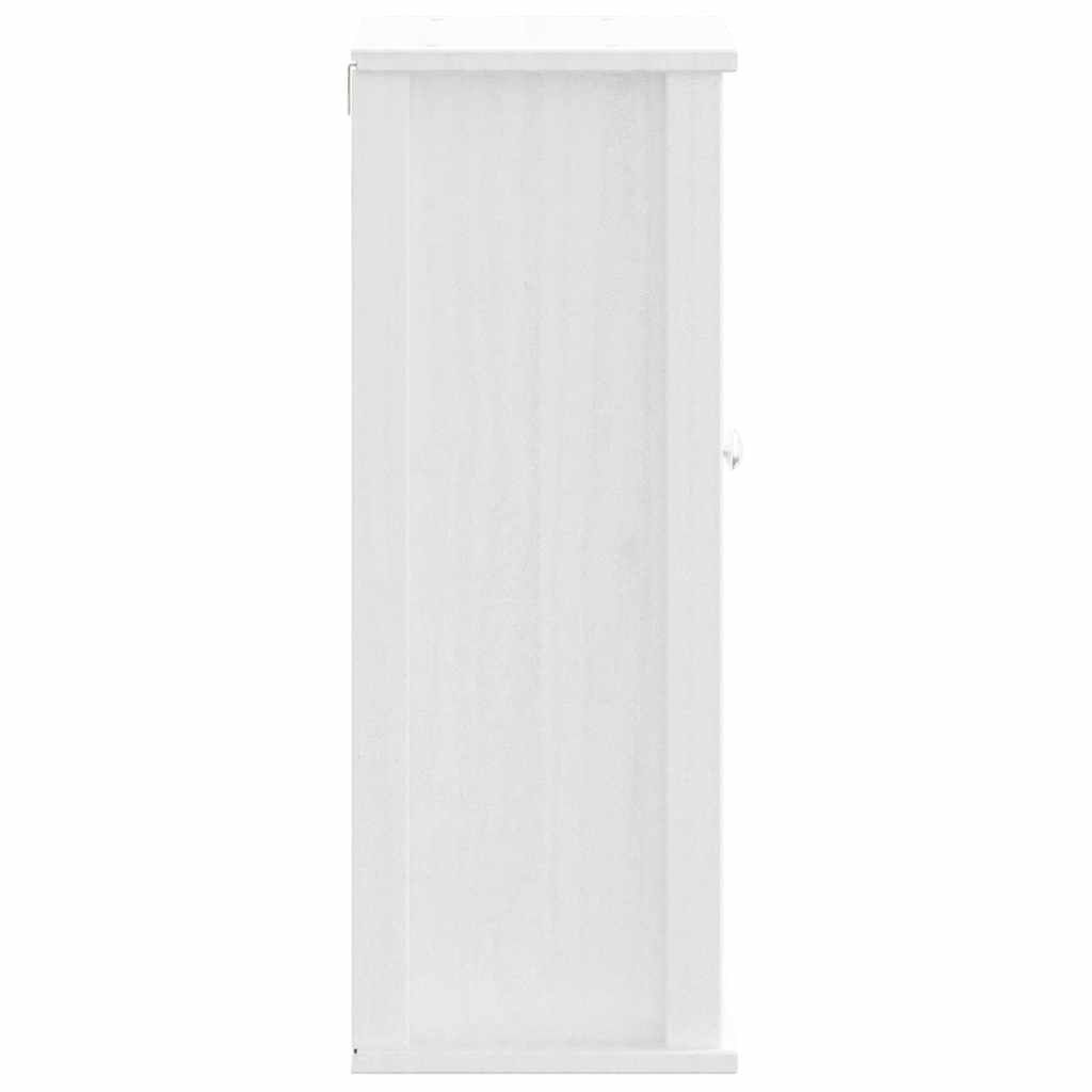 Baderomsskap BERG hvit 40x27x71,5 cm heltre furu vidaXL