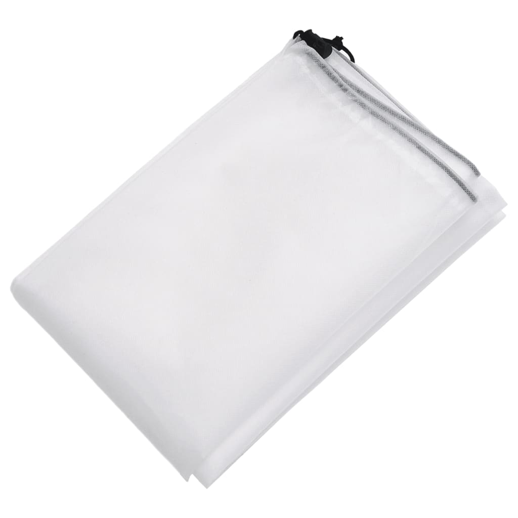 Plantefleecetrekk med snor 8 stk 70 g/m² 0,8x0,8 m