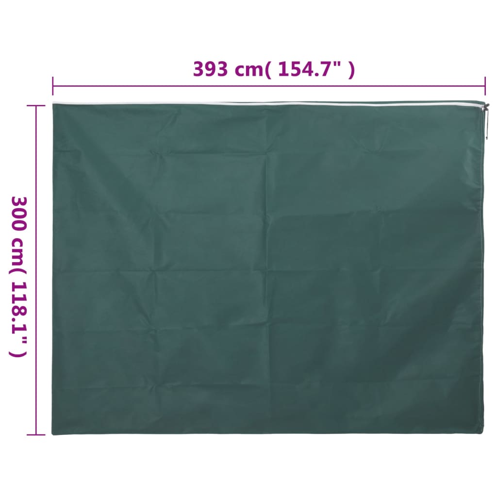 Plantefleecetrekk med glidelås 4 stk 70 g/m² 3,93x3 m