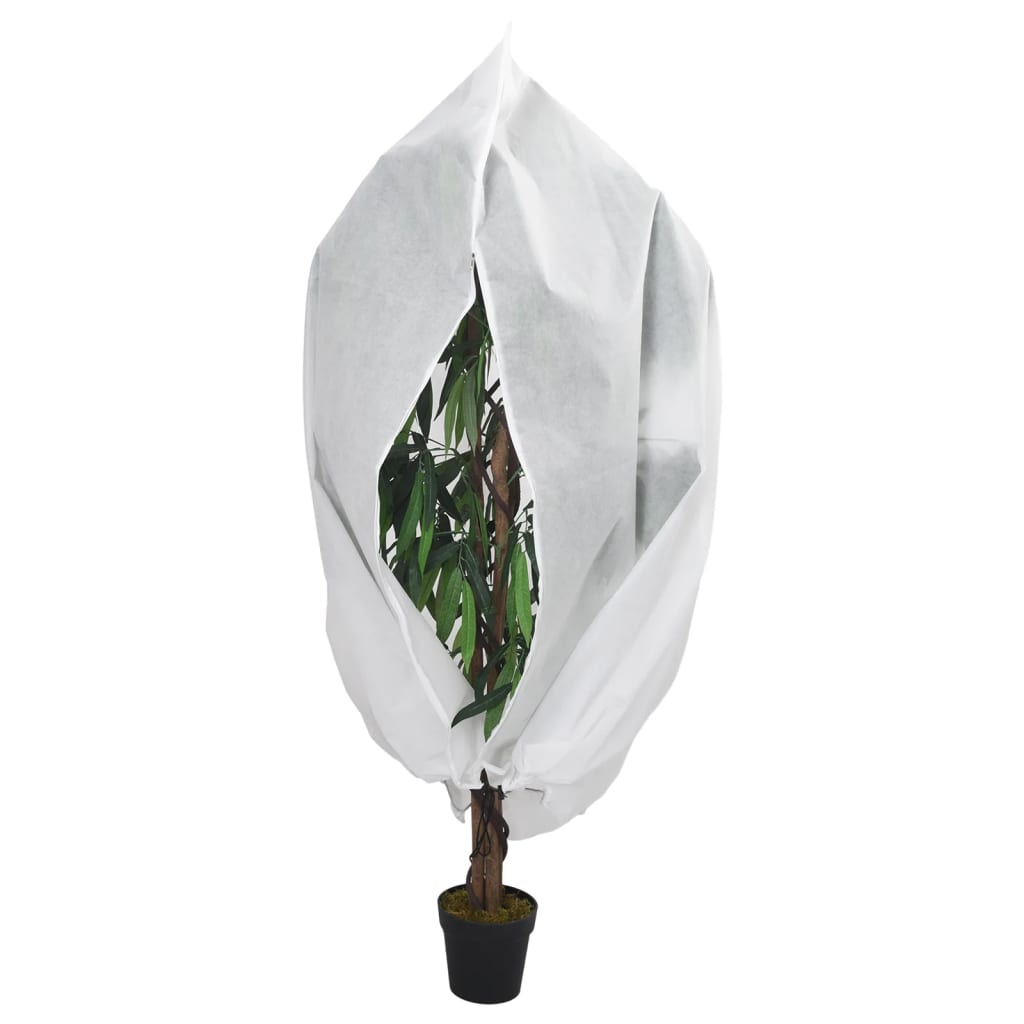 Plantefleecetrekk med glidelås 10 stk 70 g/m² 1,55x1,55 m