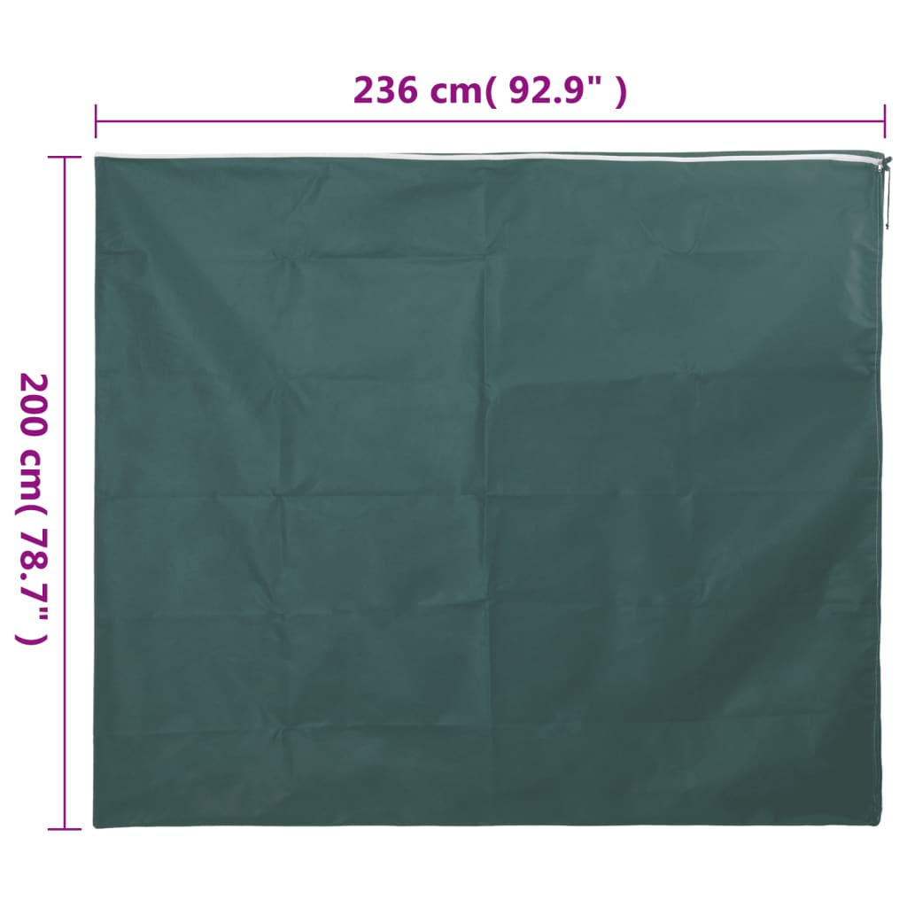 Plantefleecetrekk med glidelås 4 stk 70 g/m² 2,36x2 m