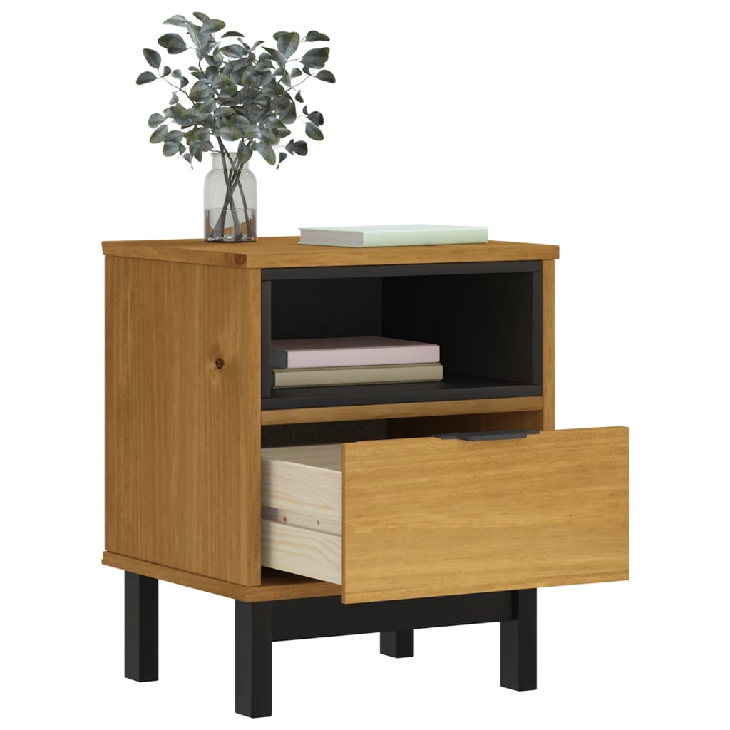 Nattbord FLAM 40x35x50 cm heltre furu