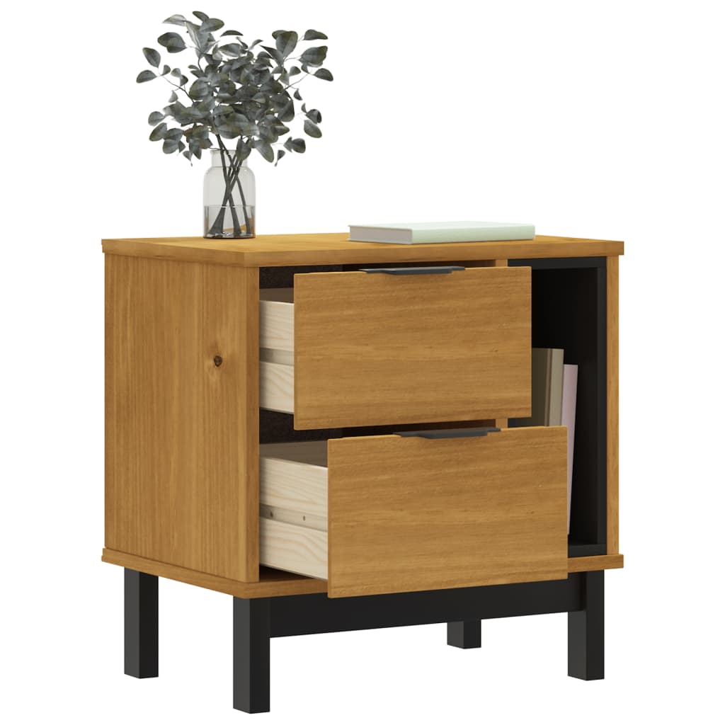 Nattbord FLAM 49x35x50 cm heltre furu