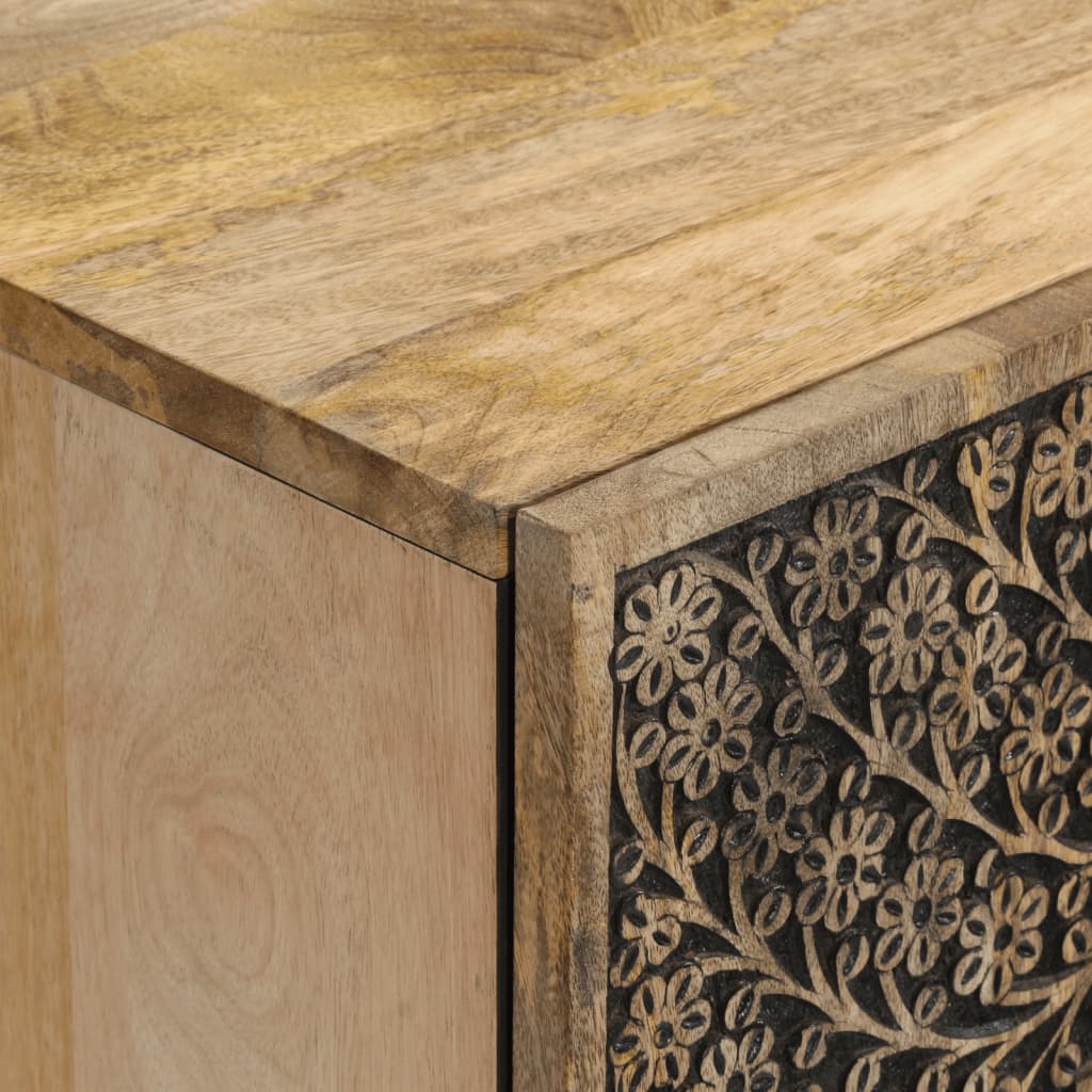 Sideskap 60x33x75 cm heltre mango