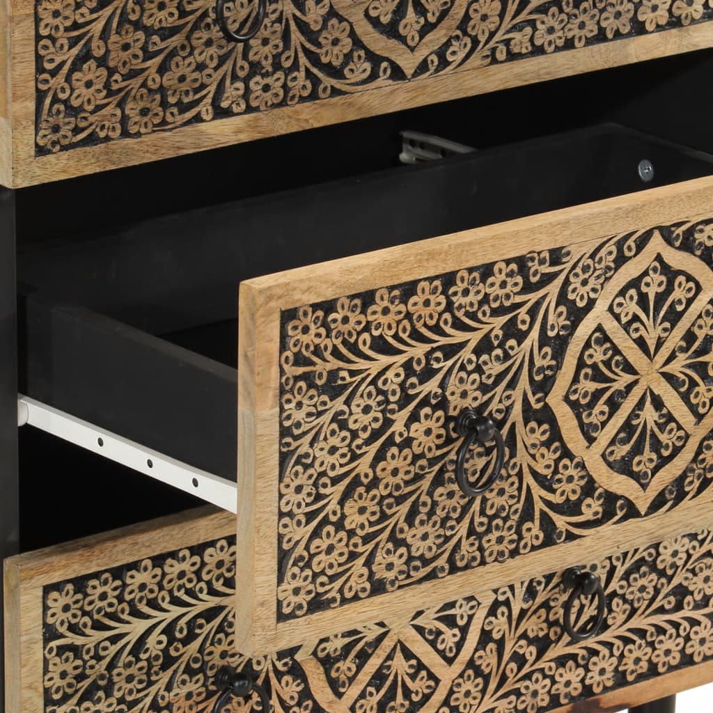 Sideskap 60x33x75 cm heltre mango