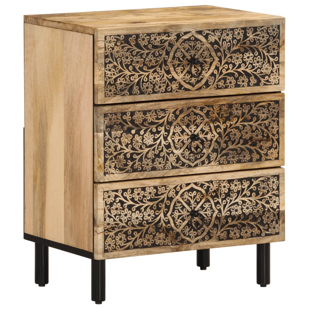 Nattbord 50x33x60 cm heltre mango