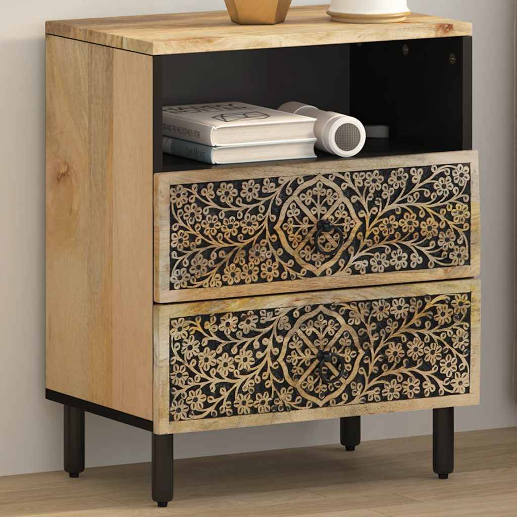 Nattbord 50x33x60 cm heltre mango