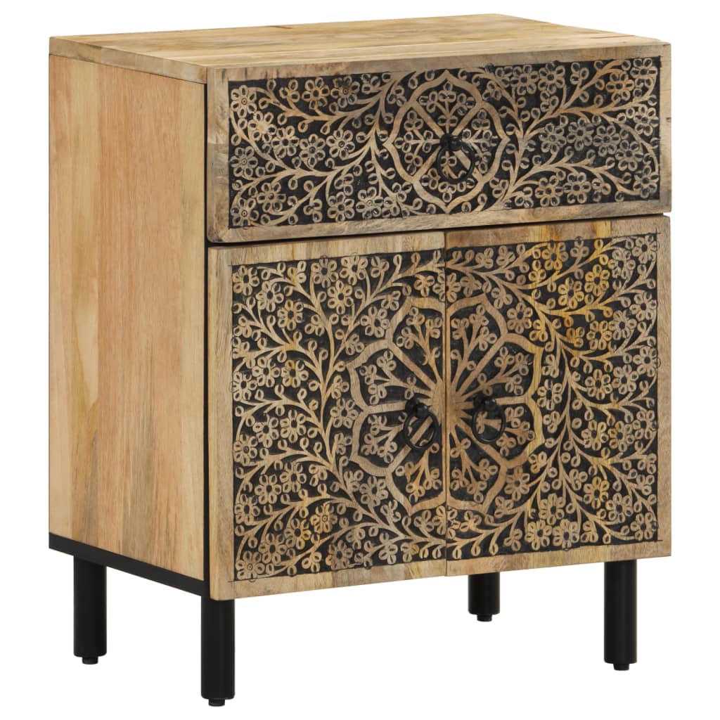 Nattbord 50x33x60 cm heltre mango