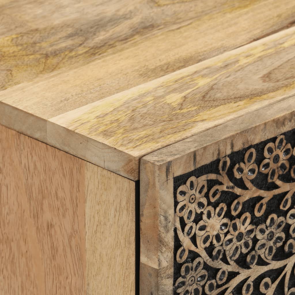 Nattbord 50x33x60 cm heltre mango