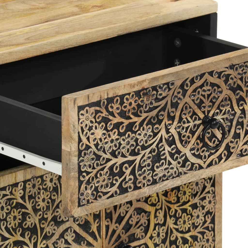 Nattbord 50x33x60 cm heltre mango